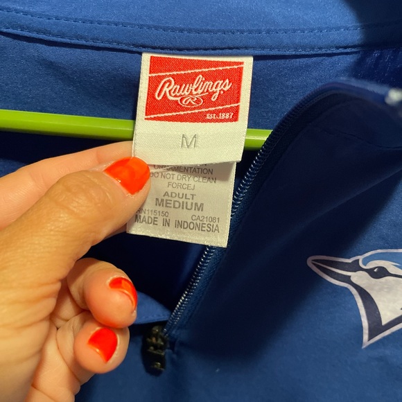 Rawlings Toronto Blue Jays Jacket. Size M. - Picture 2 of 3